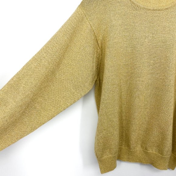 Vintage KORET Metallic Gold Sweater - Picture 10 of 16